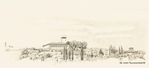 Zeichnung Villa Corsini