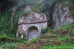 Etrusker Grab, città del tufo, Toskana